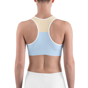 #36154190 - Vanilla Bean Peach Swirl - ALTINO Sports Bra - Gelato Collection