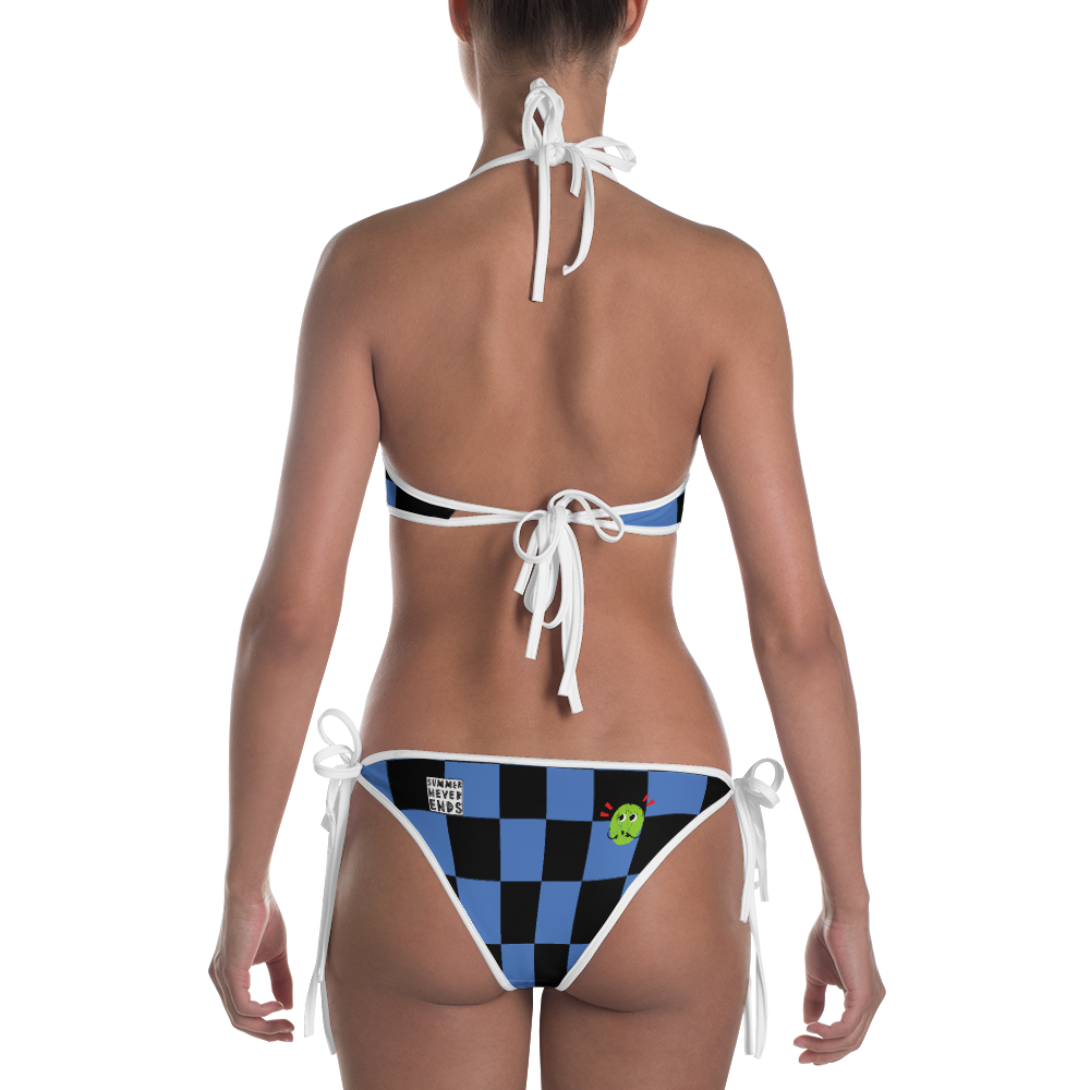 #da698010 - Black White Blueberry - ALTINO Reversible Bikini