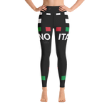 Black - #6b54dda0 - Viva Italia Art Commission Number 16 - ALTINO Yoga Pants - Stop Plastic Packaging - #PlasticCops - Apparel - Accessories - Clothing For Girls - Women