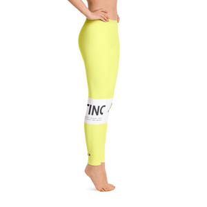 Yellow - #45c9c3b0 - Pear - ALTINO Leggings - Summer Never Ends Collection - Fitness - Stop Plastic Packaging - #PlasticCops - Apparel - Accessories - Clothing For Girls - Women Pants