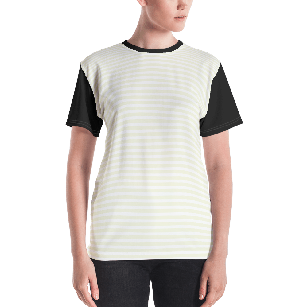 Yellow - #11e06f00 - ALTINO Crew Neck T - Shirt - Blanc Collection - Stop Plastic Packaging - #PlasticCops - Apparel - Accessories - Clothing For Girls - Women Tops