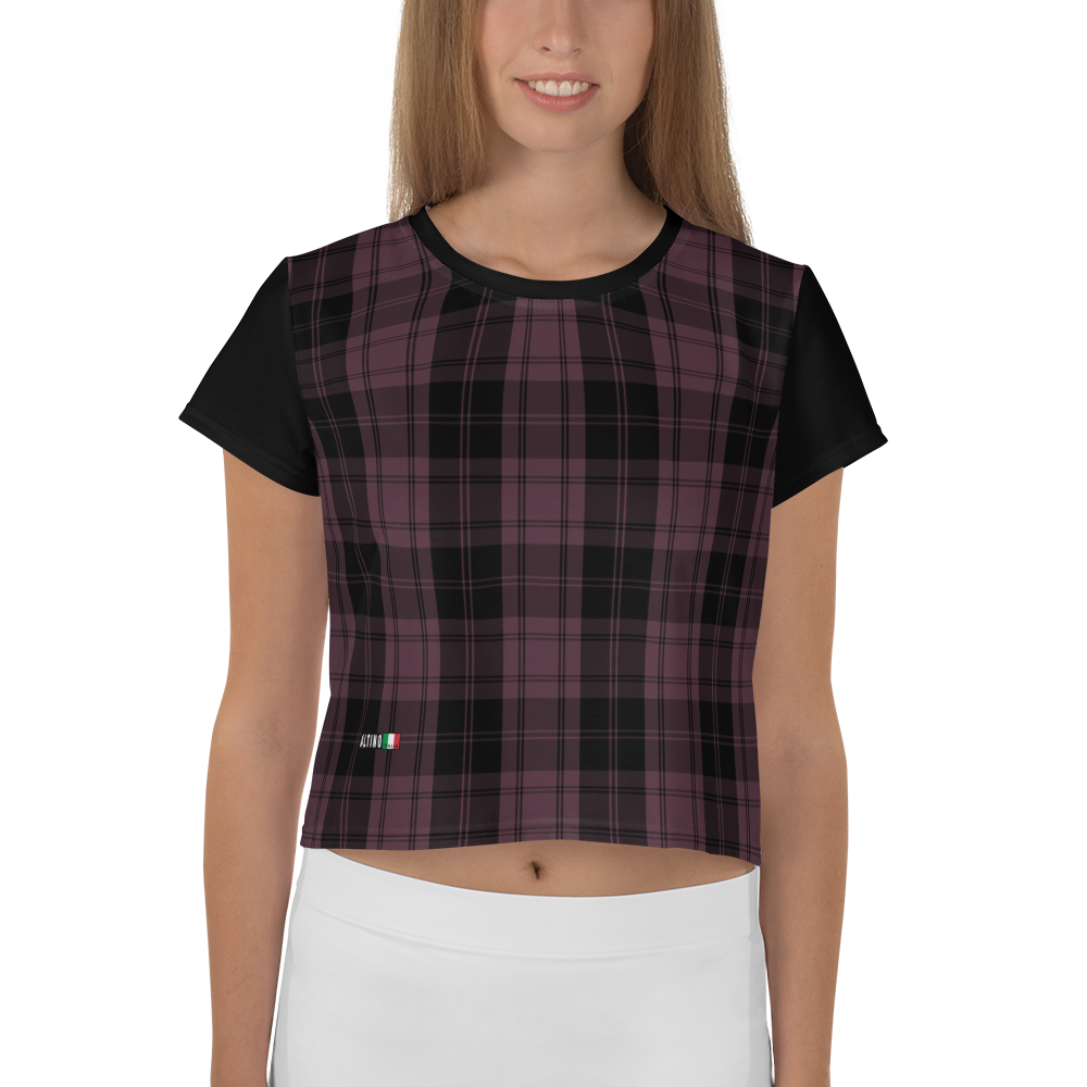 Crimson - #1a8aa580 - ALTINO Crop Tees - Klasik Collection - Stop Plastic Packaging - #PlasticCops - Apparel - Accessories - Clothing For Girls - Women Tops