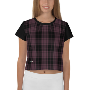 Crimson - #1a8aa580 - ALTINO Crop Tees - Klasik Collection - Stop Plastic Packaging - #PlasticCops - Apparel - Accessories - Clothing For Girls - Women Tops