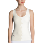 White - #d2f57b90 - ALTINO Fitted Tank Top - Blanc Collection - Stop Plastic Packaging - #PlasticCops - Apparel - Accessories - Clothing For Girls - Women Tops
