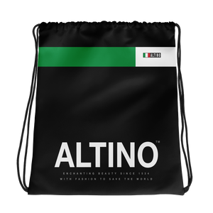 Black - #35c71aa0 - Viva Italia Art Commission Number 20 - ALTINO Draw String Bag - Sports - Stop Plastic Packaging - #PlasticCops - Apparel - Accessories - Clothing For Girls - Women Handbags