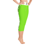 Chartreuse Green - #7379f830 - Lime - ALTINO Yoga Capri - Summer Never Ends Collection - Stop Plastic Packaging - #PlasticCops - Apparel - Accessories - Clothing For Girls - Women Pants