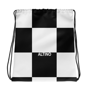 #ca3caaa0 - Black White - ALTINO Draw String Bag - Summer Never Ends Collection