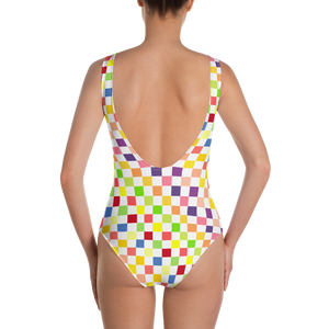 #57187a10 - Fruit White - ALTINO One - Piece Swimsuit - Summer Never Ends Collection