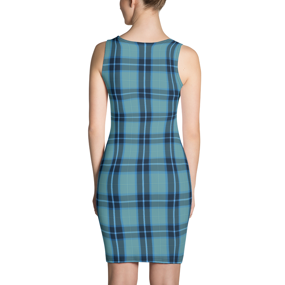 #a4a6d300 - ALTINO Fitted Dress - Klasik Collection