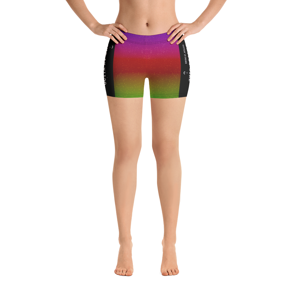 Black - #0fe8afa0 - Gritty Girl Orb 285678 - ALTINO Sport Shorts - Gritty Girl Collection - Stop Plastic Packaging - #PlasticCops - Apparel - Accessories - Clothing For Girls - Women Pants