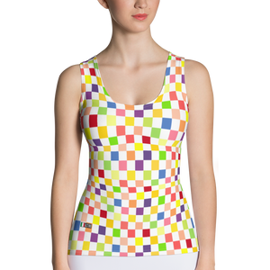 White - #72df14b0 - Fruit White - ALTINO Fitted Tank Top - Summer Never Ends Collection - Stop Plastic Packaging - #PlasticCops - Apparel - Accessories - Clothing For Girls - Women Tops