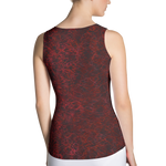#a308e180 - Black Chocolate Cherry Dream Crush - ALTINO Fitted Tank Top