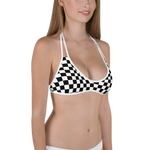 #615d8510 - Black White - ALTINO Reversible Bikini Swim Top