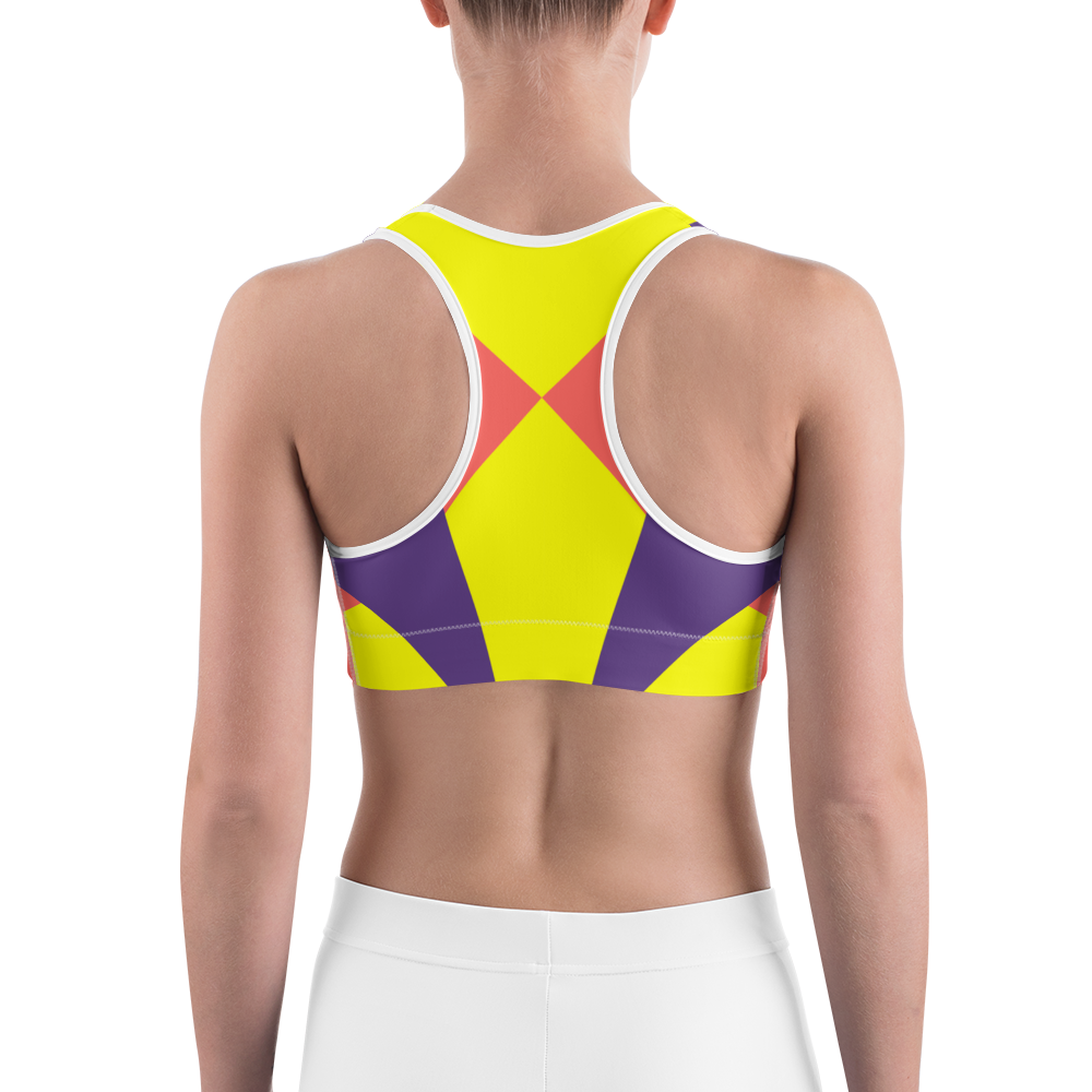 #233978b0 - Grape Lemon Watermelon - ALTINO Sports Bra - Summer Never Ends Collection