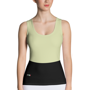 Yellow - #699791a0 - Apple Gelato - ALTINO Fitted Tank Top - Gelato Collection - Stop Plastic Packaging - #PlasticCops - Apparel - Accessories - Clothing For Girls - Women Tops