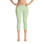 White - #7a500090 - Vanilla Bean Kiwi Sorbet - ALTINO Sport Capri Leggings - Gelato Collection - Yoga - Stop Plastic Packaging - #PlasticCops - Apparel - Accessories - Clothing For Girls - Women Pants