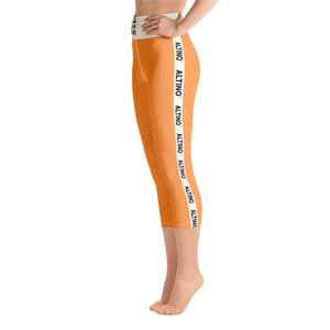 #84b66230 - Cantaloupe - ALTINO Yoga Capri - Summer Never Ends Collection