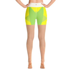 #69723490 - Green Apple Kiwi Lemon - ALTINO Yoga Shorts - Summer Never Ends Collection