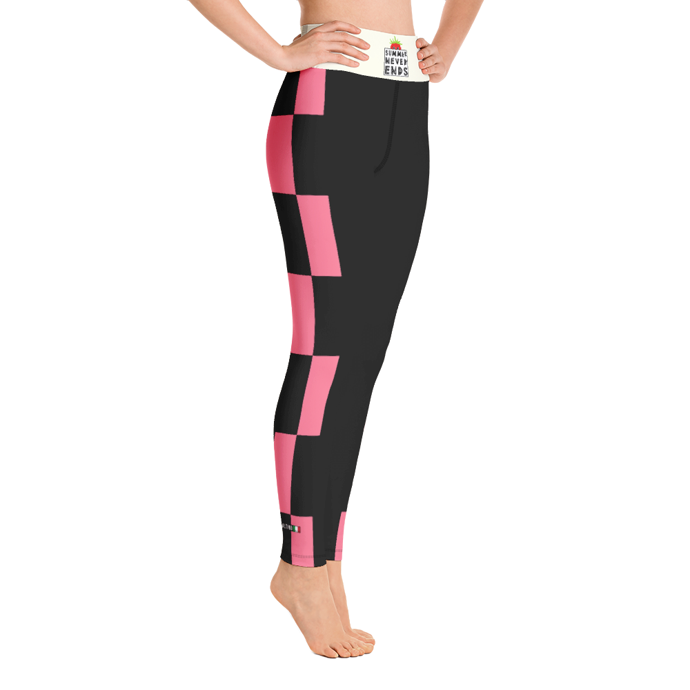 Crimson - #fad75fa0 - Strawberry Black - ALTINO Yoga Pants - Summer Never Ends Collection - Stop Plastic Packaging - #PlasticCops - Apparel - Accessories - Clothing For Girls - Women