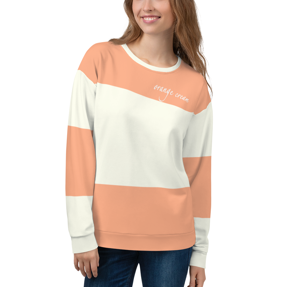 Vermilion - #a2206ab0 - Orange Cream - ALTINO SweatShirt - Summer Never Ends Collection - Stop Plastic Packaging - #PlasticCops - Apparel - Accessories - Clothing For Girls - Women Tops