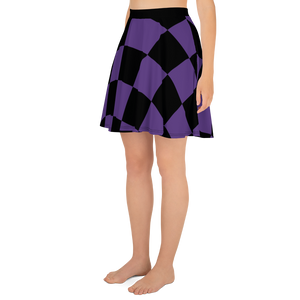 #e5a74080 - Grape Black - ALTINO Skater Skirt - Summer Never Ends Collection