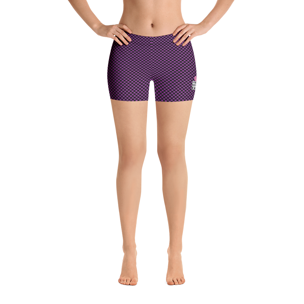 #5cabd2a0 - Grape Black - ALTINO Sport Shorts - Summer Never Ends Collection
