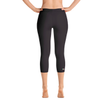 #e6351e80 - Black Chocolate Unicorn Magic Dust - ALTINO Sport Capri Leggings