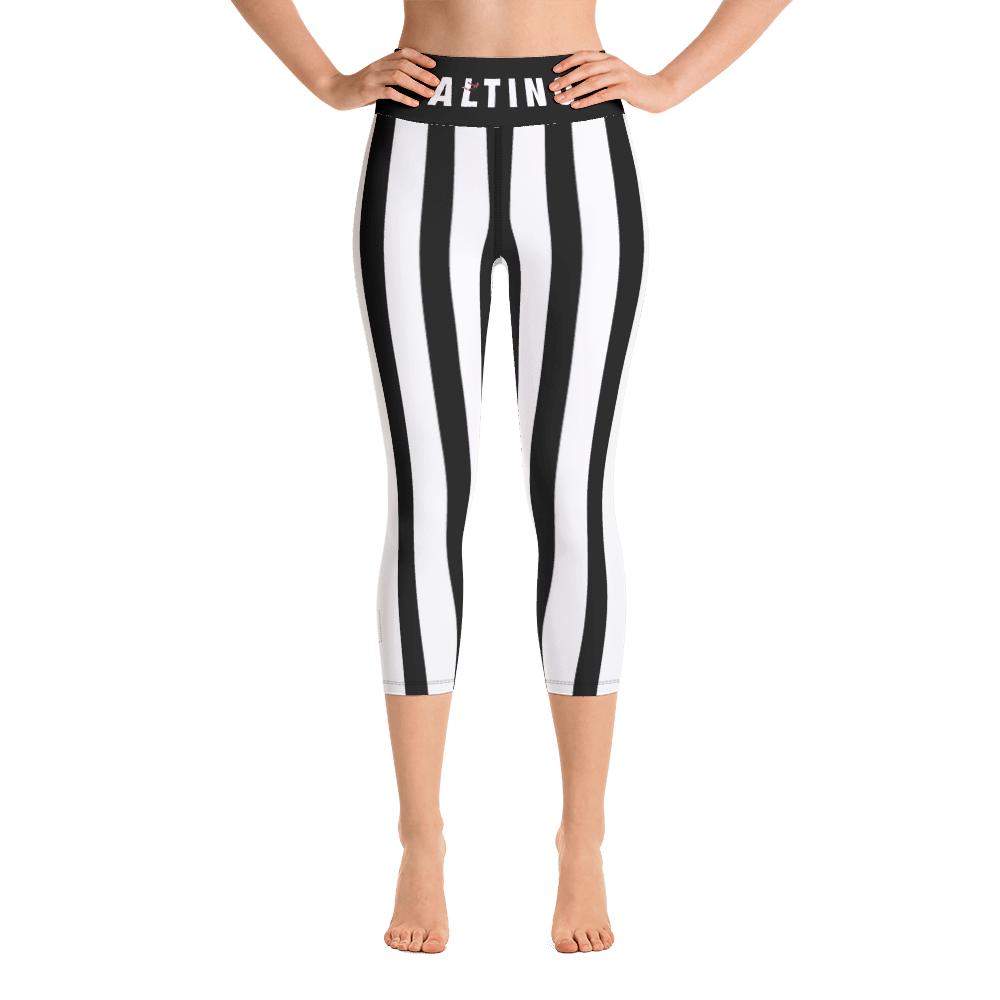 Black - #6b1d8dc0 - ALTINO Yoga Capri - Team GIRL Player - Noir Collection - Stop Plastic Packaging - #PlasticCops - Apparel - Accessories - Clothing For Girls - Women Pants