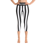 Black - #6b1d8dc0 - ALTINO Yoga Capri - Team GIRL Player - Noir Collection - Stop Plastic Packaging - #PlasticCops - Apparel - Accessories - Clothing For Girls - Women Pants