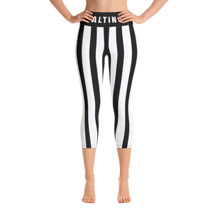Black - #6b1d8dc0 - ALTINO Yoga Capri - Team GIRL Player - Noir Collection - Stop Plastic Packaging - #PlasticCops - Apparel - Accessories - Clothing For Girls - Women Pants