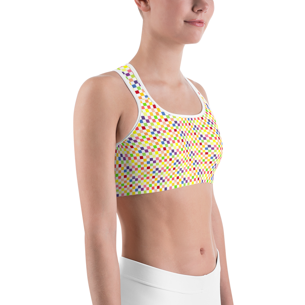 #1cdc29b0 - Fruit White - ALTINO Sports Bra - Summer Never Ends Collection