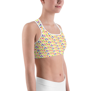 #1cdc29b0 - Fruit White - ALTINO Sports Bra - Summer Never Ends Collection