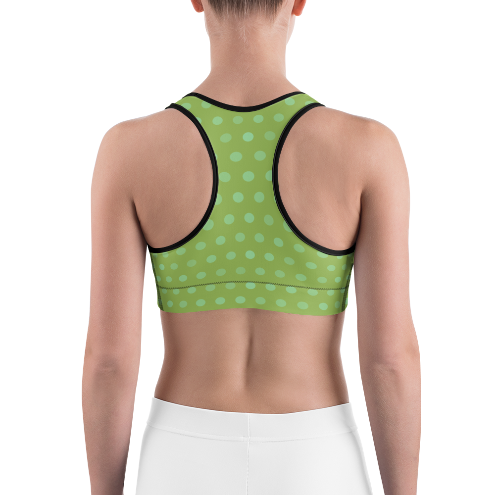 #694ed5a0 - Lime Mint Chocolate Chip Stracciatella - ALTINO Sports Bra