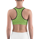 #694ed5a0 - Lime Mint Chocolate Chip Stracciatella - ALTINO Sports Bra