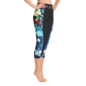 Black - #7a8c52a0 - ALTINO Senshi Yoga Capri - Senshi Girl Collection - Stop Plastic Packaging - #PlasticCops - Apparel - Accessories - Clothing For Girls - Women Pants