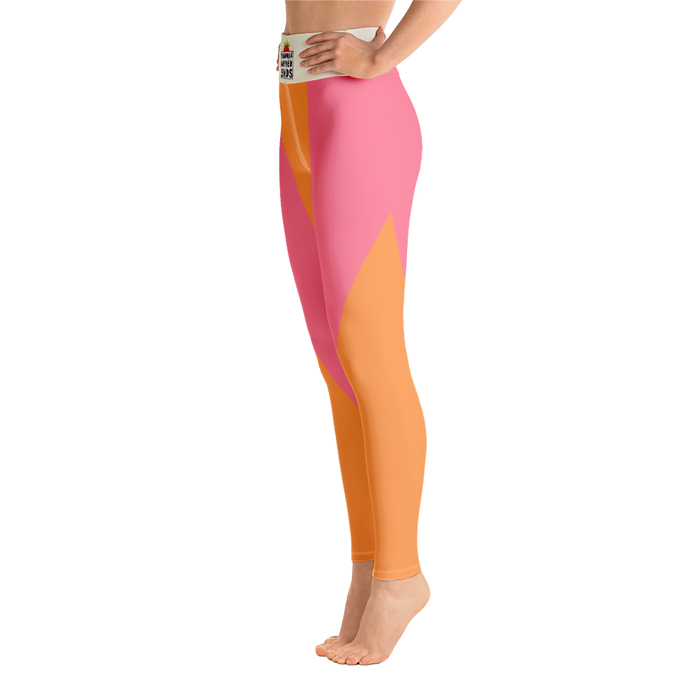 #241e57d0 - Cantaloupe Strawberry - ALTINO Yoga Pants - Team GIRL Player