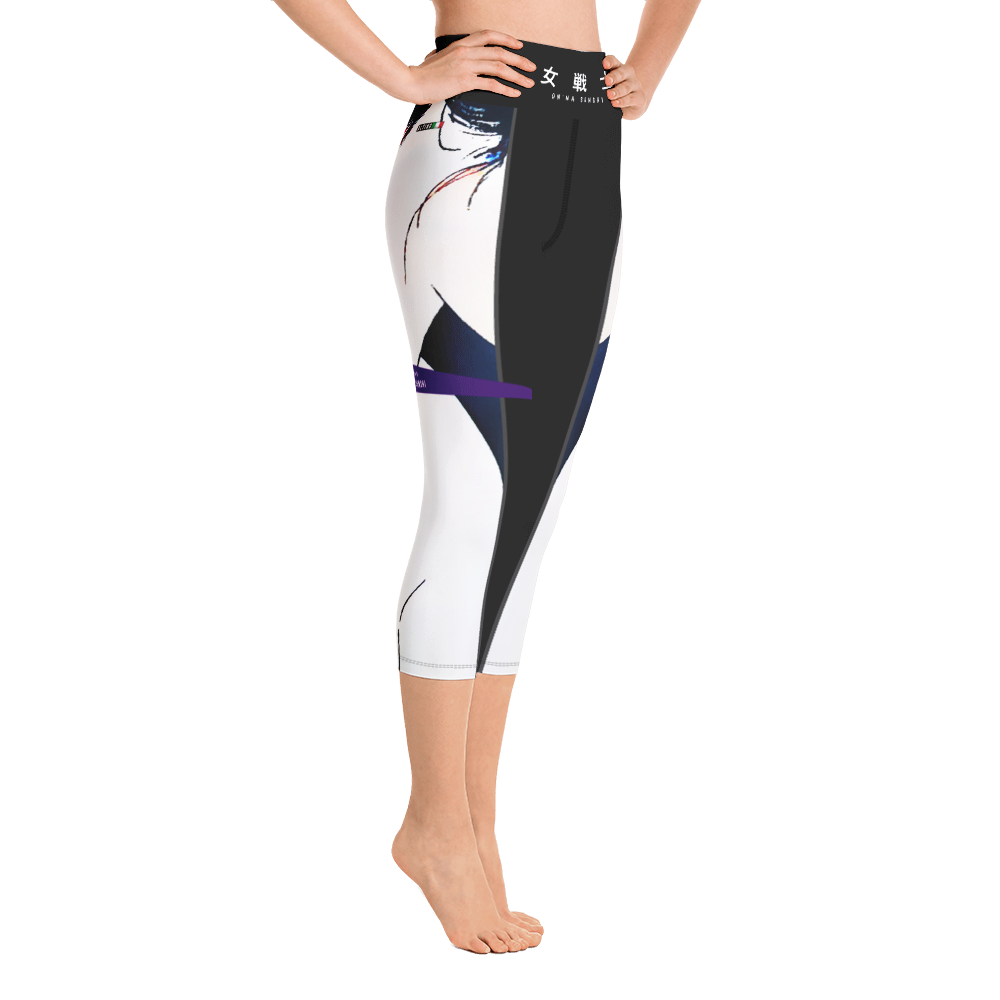 Black - #2cbe31a0 - ALTINO Senshi Yoga Capri - Senshi Girl Collection - Stop Plastic Packaging - #PlasticCops - Apparel - Accessories - Clothing For Girls - Women Pants