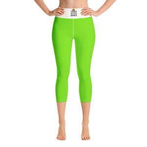 #7379f830 - Lime - ALTINO Yoga Capri - Summer Never Ends Collection