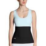 Black - #aea96380 - Ocean Black - ALTINO Fitted Tank Top - Earth Collection - Stop Plastic Packaging - #PlasticCops - Apparel - Accessories - Clothing For Girls - Women Tops