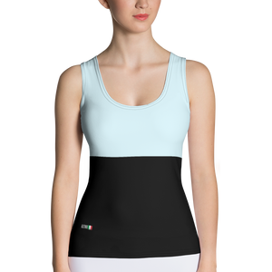 Black - #aea96380 - Ocean Black - ALTINO Fitted Tank Top - Earth Collection - Stop Plastic Packaging - #PlasticCops - Apparel - Accessories - Clothing For Girls - Women Tops