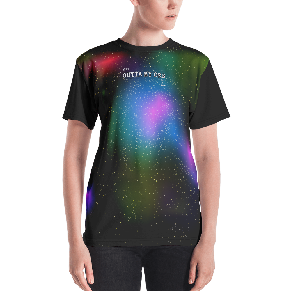 Black - #4a6b3e20 - Gritty Girl Orb 460459 - ALTINO Crew Neck T - Shirt - Gritty Girl Collection - Stop Plastic Packaging - #PlasticCops - Apparel - Accessories - Clothing For Girls - Women Tops