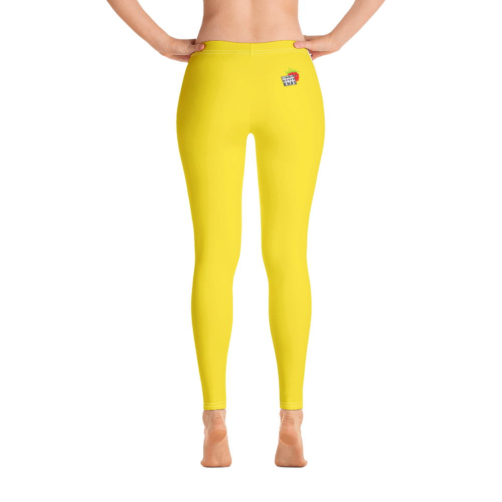 #68fbdd30 - Pineapple - ALTINO Leggings - Summer Never Ends Collection
