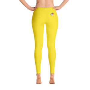 #68fbdd30 - Pineapple - ALTINO Leggings - Summer Never Ends Collection