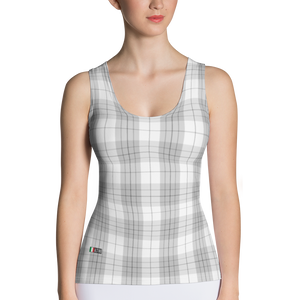 White - #fb147290 - ALTINO Fitted Tank Top - Klasik Collection - Stop Plastic Packaging - #PlasticCops - Apparel - Accessories - Clothing For Girls - Women Tops