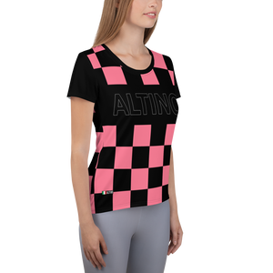 #cc918ca0 - Strawberry Black - ALTINO Mesh Shirts - Summer Never Ends Collection