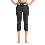 Black - #0e5c17c0 - ALTINO Yoga Capri - Team GIRL Player - Noir Collection - Stop Plastic Packaging - #PlasticCops - Apparel - Accessories - Clothing For Girls - Women Pants