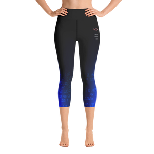 Black - #dfa11382 - ALTINO Yoga Capri - The Edge Collection - Stop Plastic Packaging - #PlasticCops - Apparel - Accessories - Clothing For Girls - Women Pants