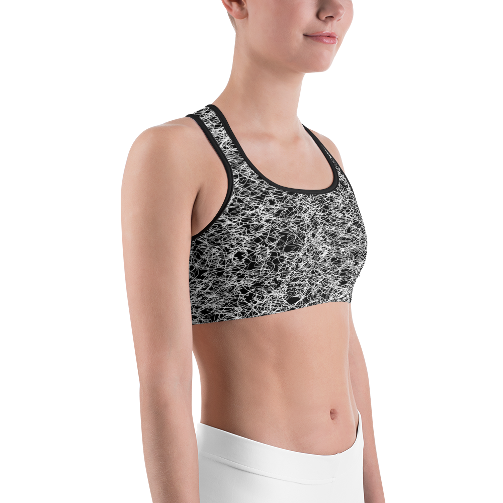 #f2f75480 - ALTINO Sports Bra - Noir Collection