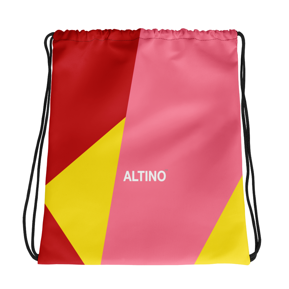 #100cdca0 - Cherry Pineapple Strawberry - ALTINO Draw String Bag
