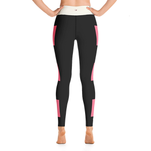 #fad75fa0 - Strawberry Black - ALTINO Yoga Pants - Summer Never Ends Collection